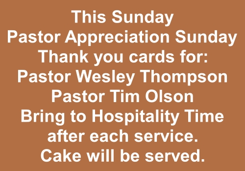 Pastor Appreciation image
